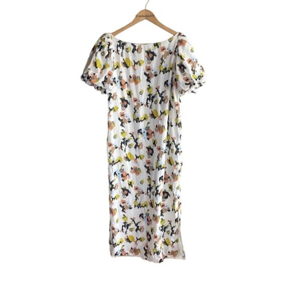 M.M.LaFleur The Gali Dress Meadow Print Linen - Picture 2 of 16
